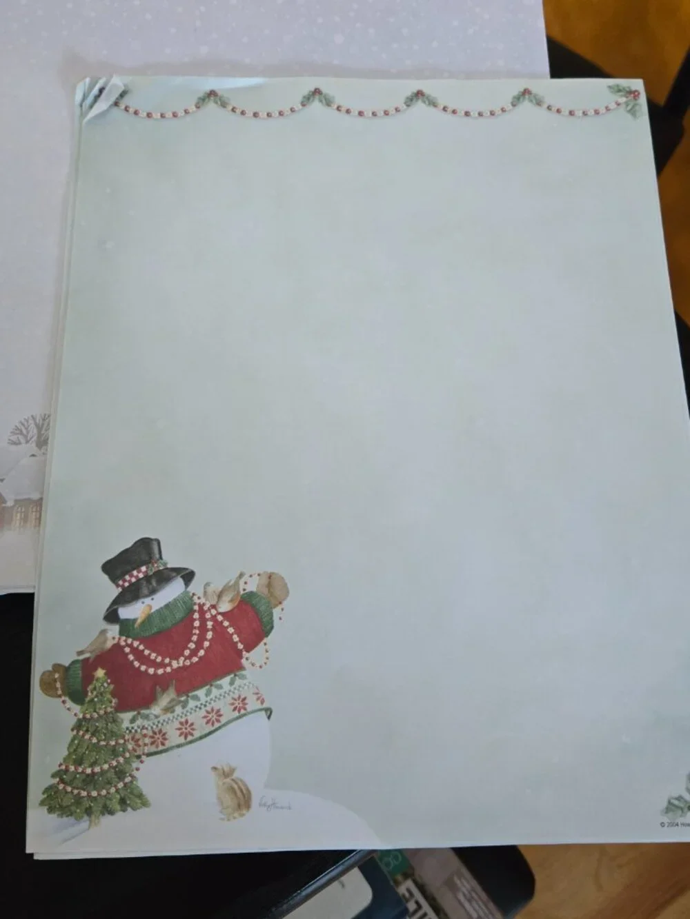 Large lot of Xmas themed large mailing envelopes and paper